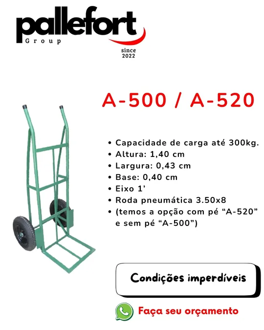 A-500 / A-520 - Pallefort